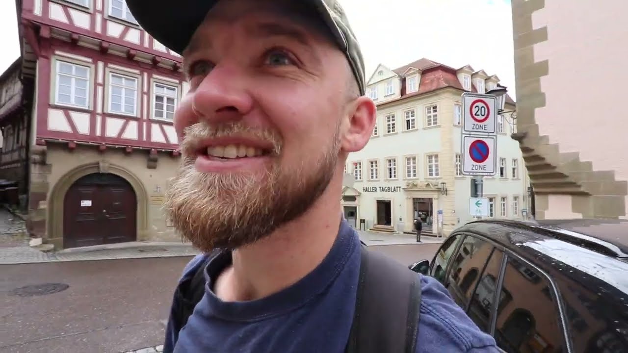 American visits Schwäbisch Hall, Germany! Beautiful Baden-Württemberg! (Germany Walking Tour)