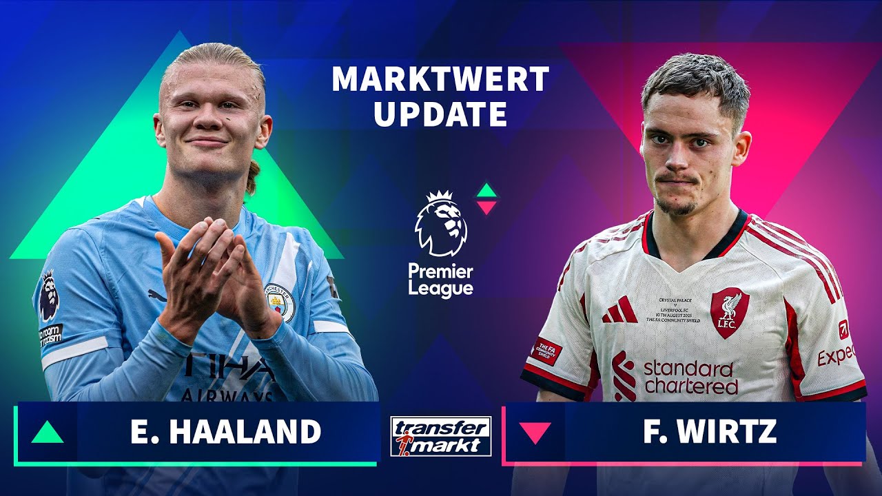 Marktwerte Premier League: Haaland zieht mit Yamal gleich &ndash; Wirtz gr&ouml;&szlig;ter Verlierer | TRANSFERMARKT