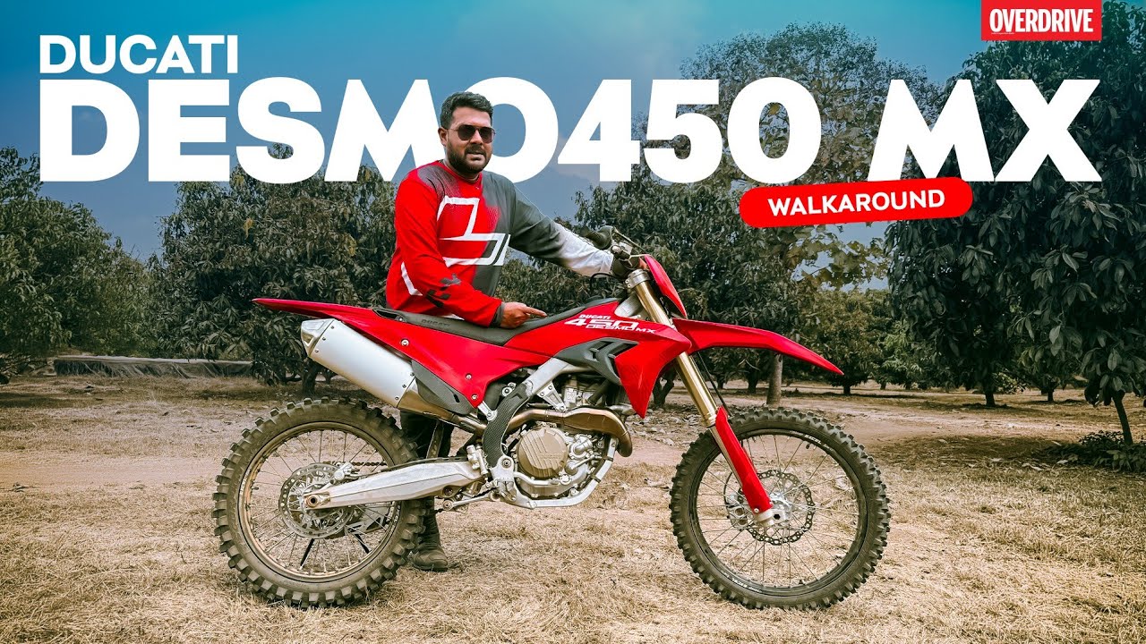Ducati Desmo450 MX Walkaround | Pierwszy motocykl motocrossowy w Indiach | OVERDRIVE