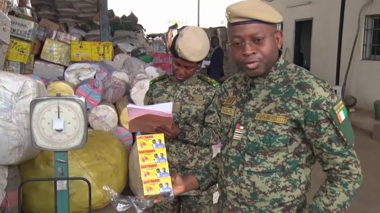Economie : les Douanes ivoiriennes saisissent plus de 40 tonnes marchandises illicites