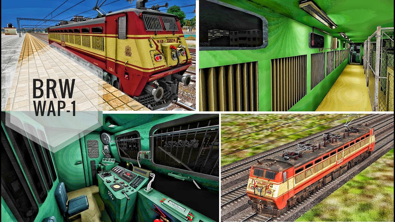 3D CAB OF WAP-1 LOCOMOTIVE BY BRW PRODUCTIONS