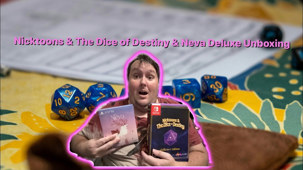 Распаковка игры Neva & Nicktoons and the Dice of Destiny Deluxe