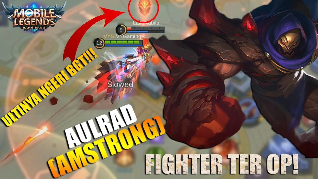 NEW HERO AULRAD (ARMSTRONG) - HERO FIGHTER TER OP!!!ULTINYA NGERI BGT BISA LOCK MUSUH SAMPAI KE BASE