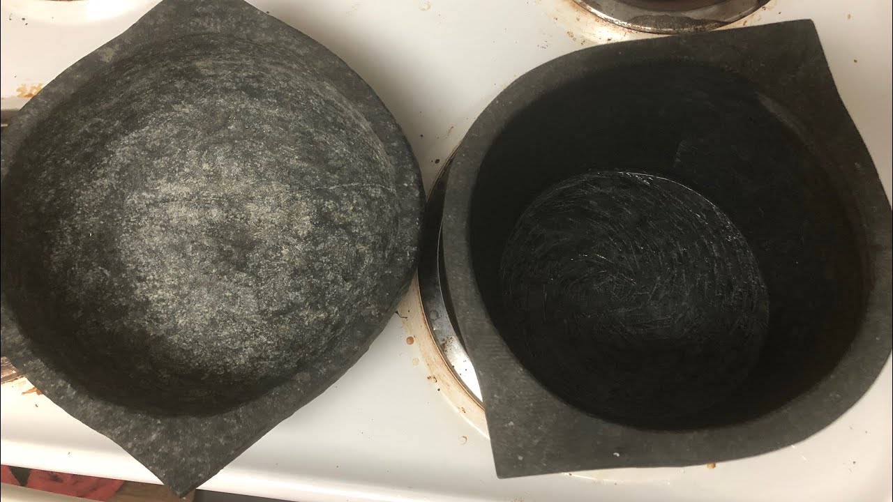 Seasoning or curing soapstone cookware | maa kalchatti seasoning