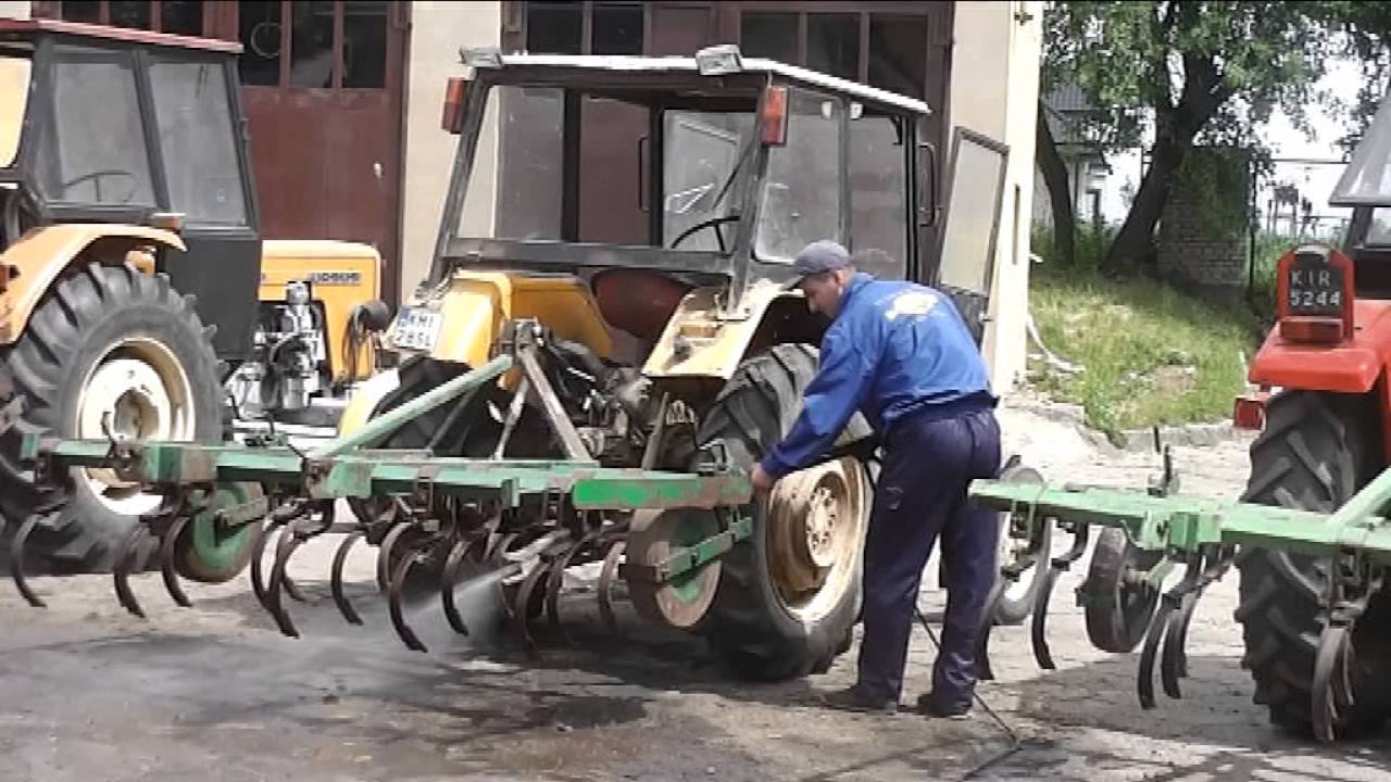 Egzamin próbny technik mechanizacji rolnictwa - użytkowanie kultywatora