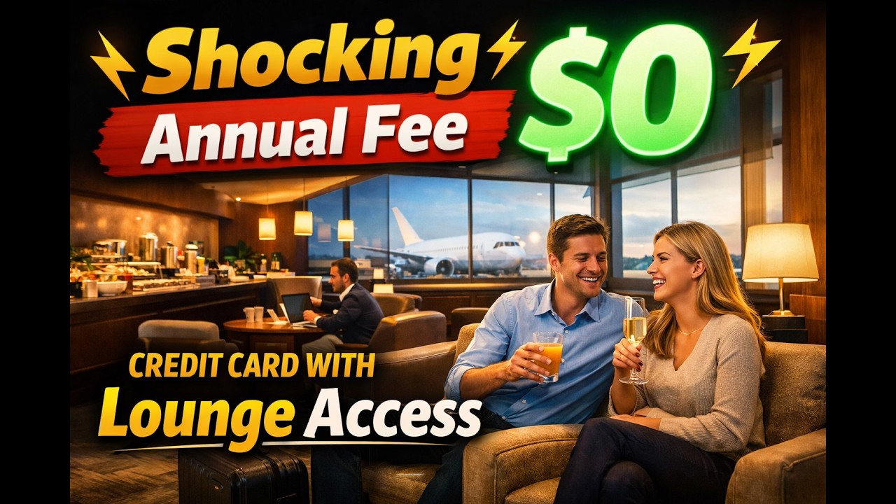 Shocking $0 Annual Fee Credit Card with Lounge Access!!