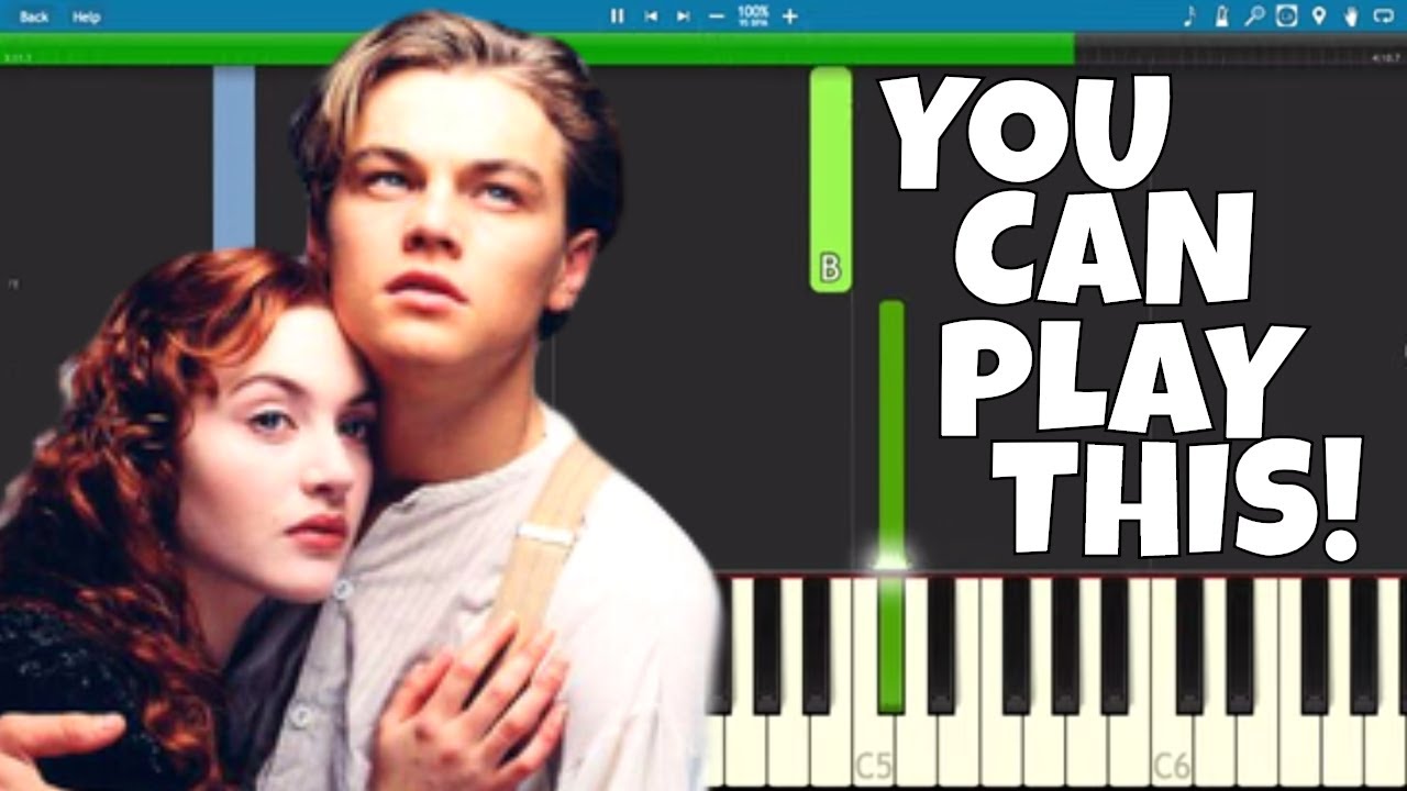 My Heart Will Go On - EASY Piano Tutorial - Titanic Soundtrack - Celine Dion