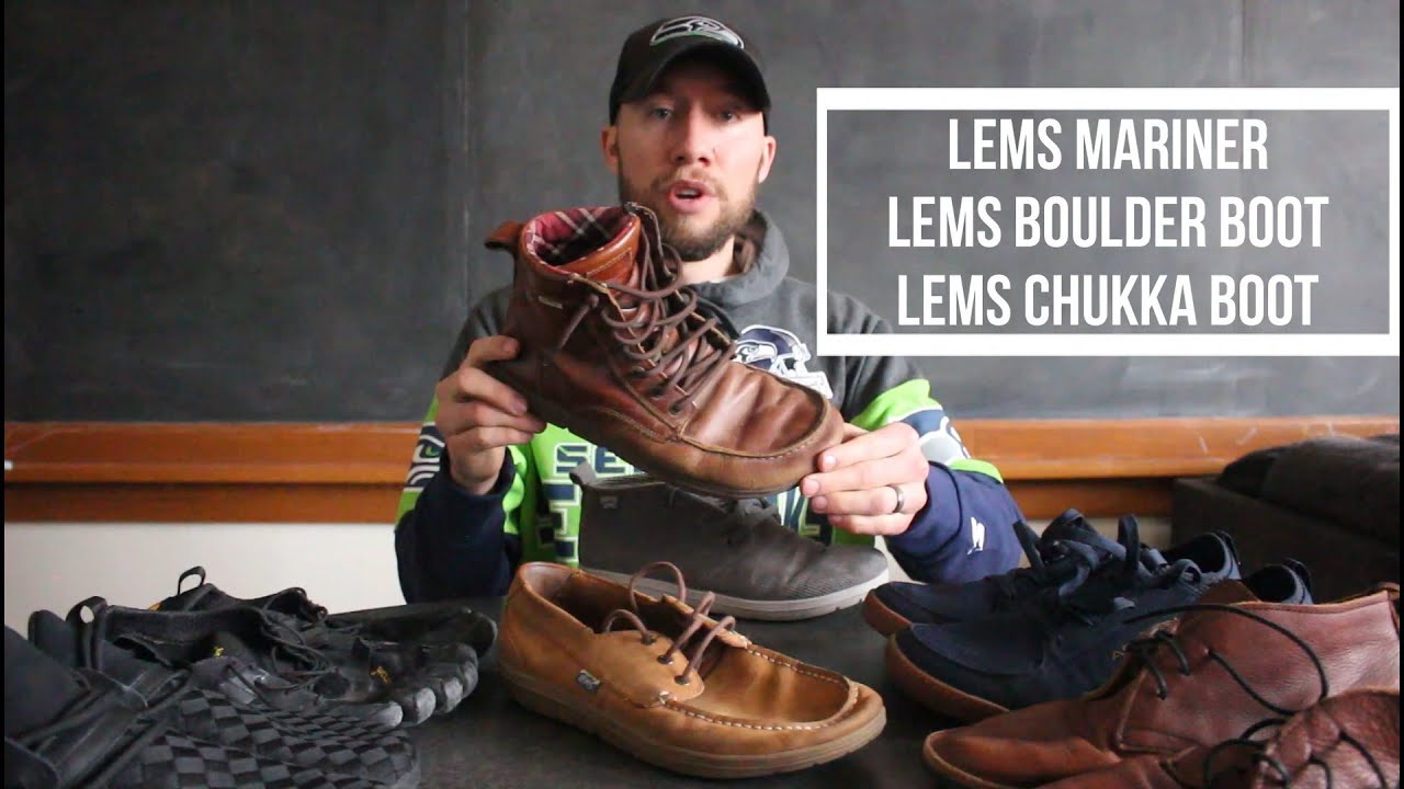 Barefoot Shoe Reviews: Lems Boulder Boot, Lems Mariner, Lems Chukka Boot