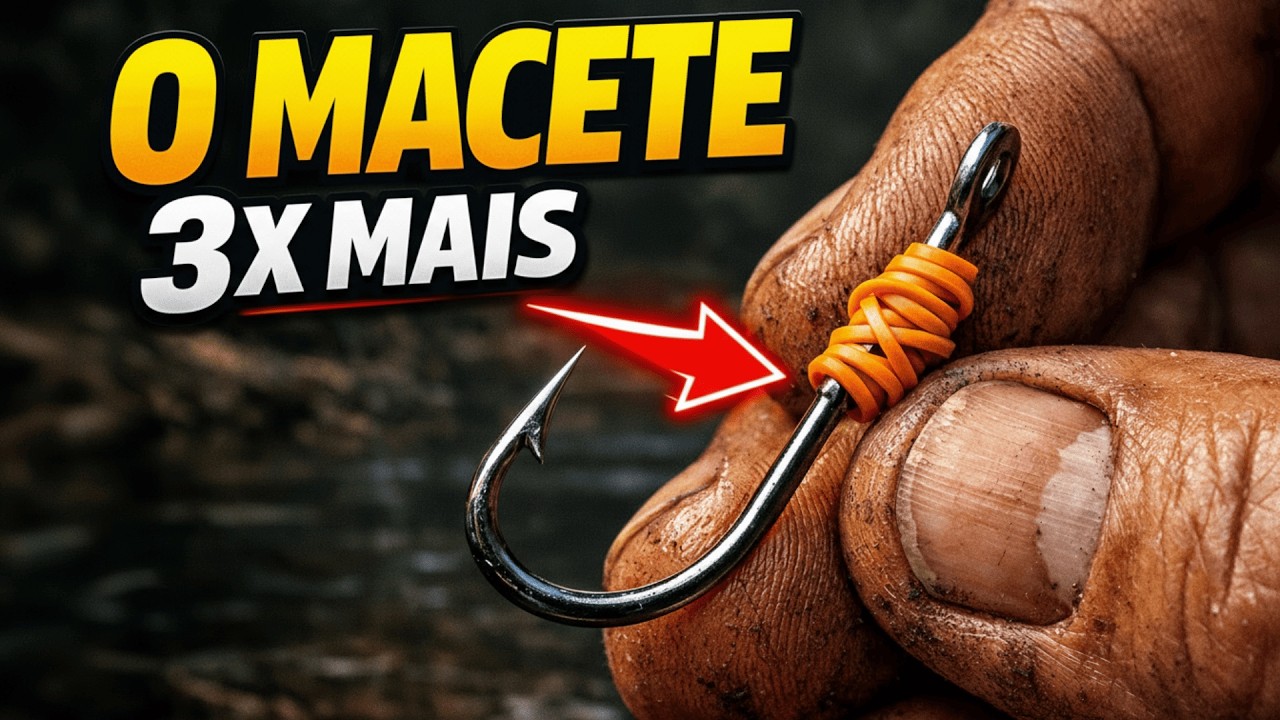 Por que os veteranos amarram ELÁSTICO no anzol? O macete que triplica as fisgadas.