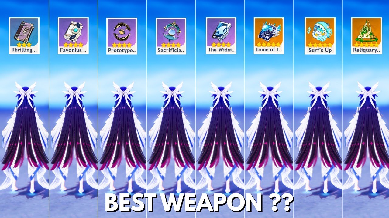 Лучшее оружие для C0 Columbina ?? [Genshin Impact]