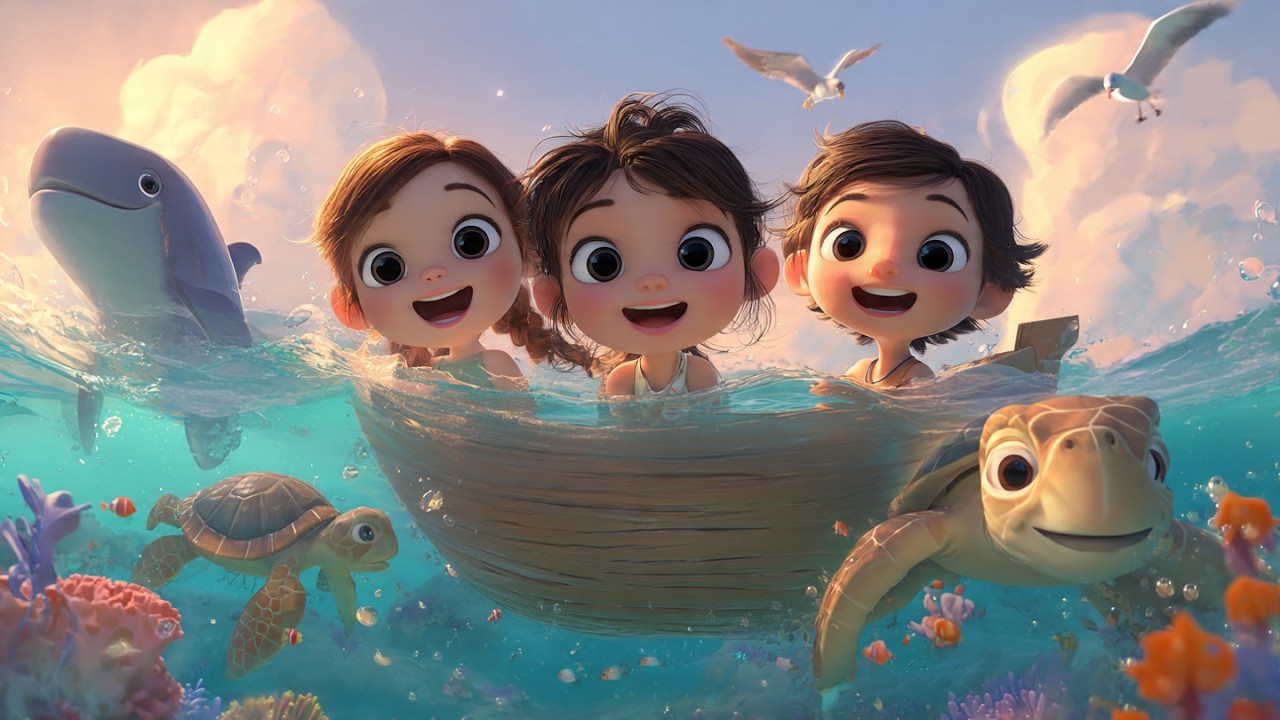 Sea Adventure Song for Kids | Fun Ocean Animals & Sailing Song