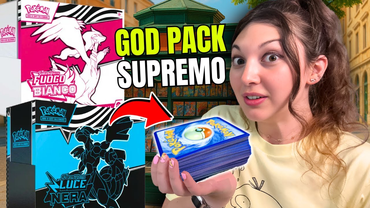 CREO IL GOD PACK POKEMON DI NERO & BIANCO | ETB Luce Nera e Fuoco Bianco