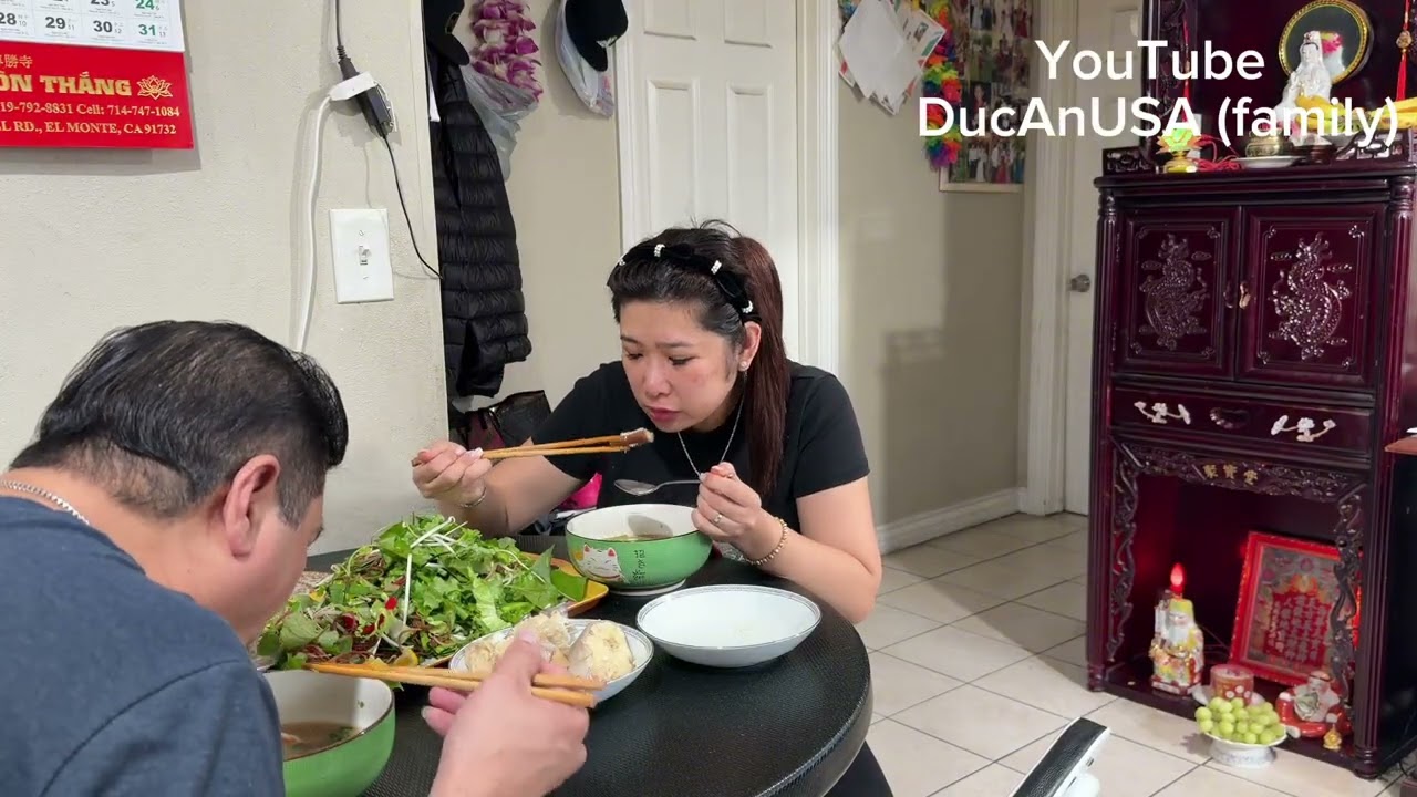 Sinh nhật vợ chồng nấu món vợ yêu thích ❤️ ￼