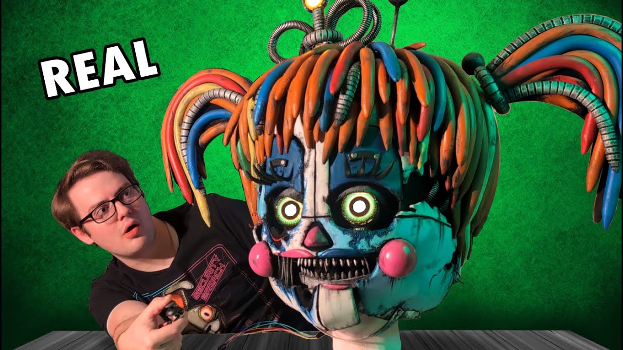 Я сделал настоящую голову Scrap Baby | Создаю свой косплей Scrap Baby 2.0, часть 1