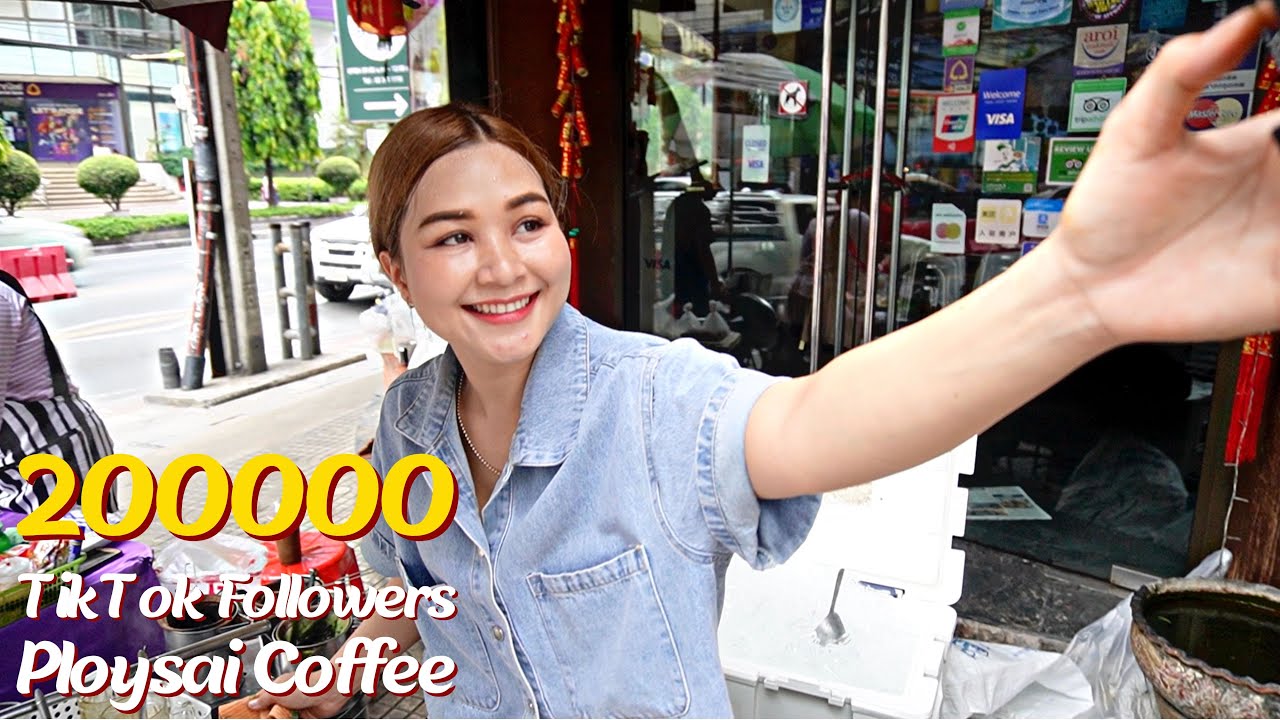 The Coffee Vendor with 200,000 TikTok Followers | Ploysai Coffee - Thai Street Vendor