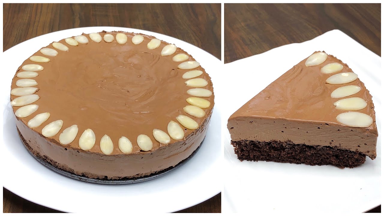 Chocolate Mousse Cake Recipe | Easy Chocolate Mousse Cake | Anisha Recipe