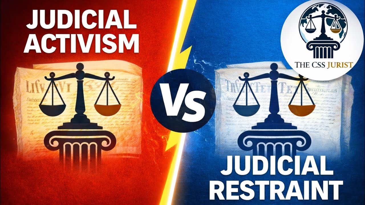 Judicial Activism vs Judicial Restraint | Key Differences Explained In Easy Words