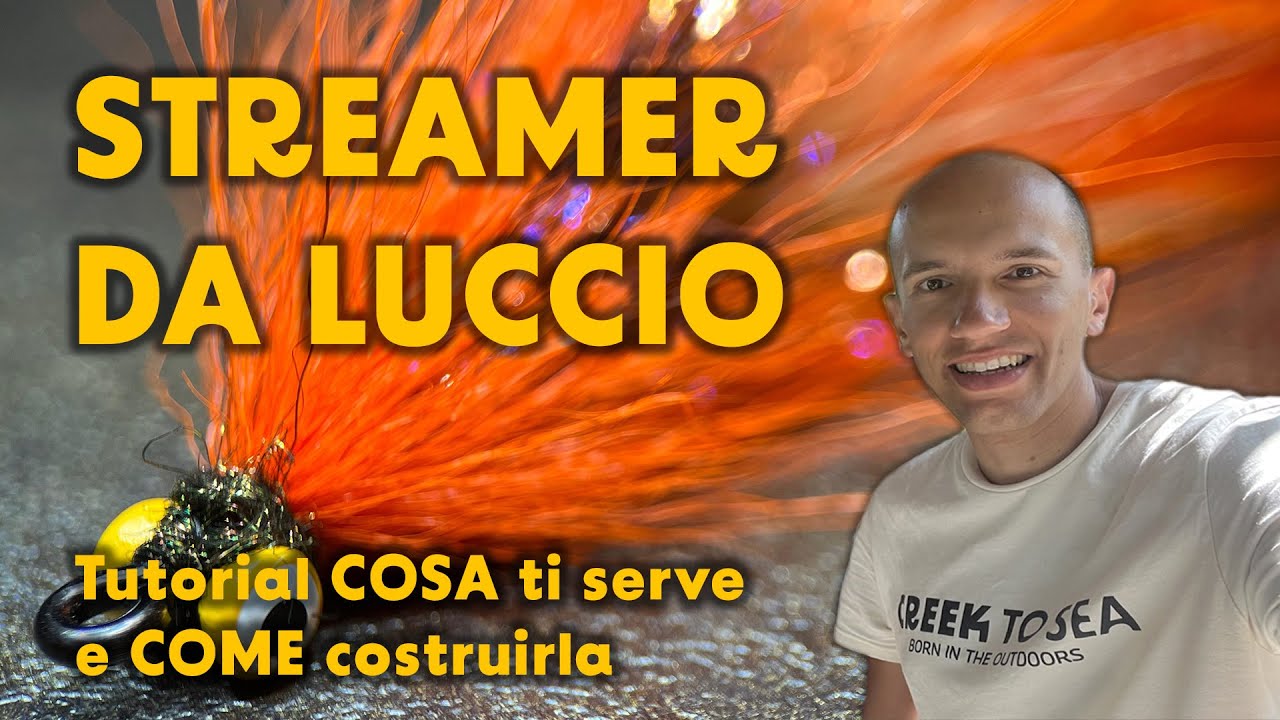 GROSSO Streamer da LUCCIO ecco COME costruirlo e COSA ti serve per pesca a mosca dei lucci dressing