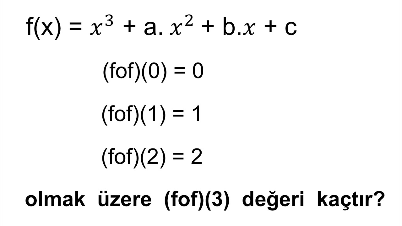 DERECE İSTEYENLERE FONKSİYON SORUSU 🔥 Ergi Yayınları