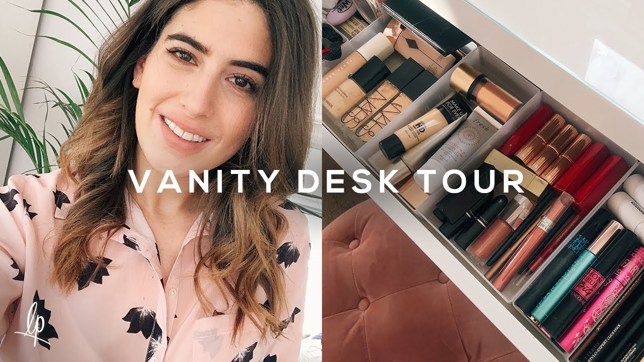 DOWNSIZING MY MAKEUP COLLECTION & DRESSING TABLE TOUR | Lily Pebbles
