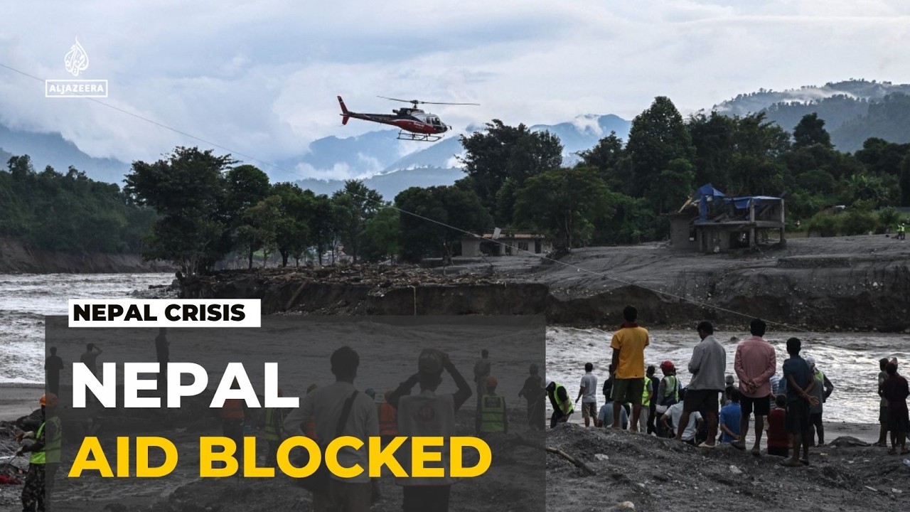 Difficult journey to Nepal&rsquo;s disaster zone: Convoys hampered by mud & debris in mountainous area