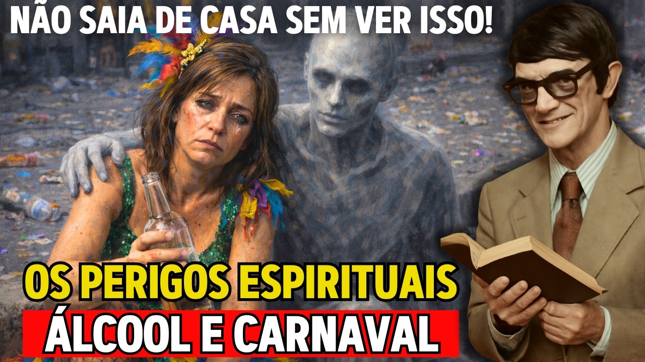 ALERTA ESPIRITUAL: O PERIGO DO ÁLCOOL NO CARNAVAL - Inspirado por Chico Xavier.