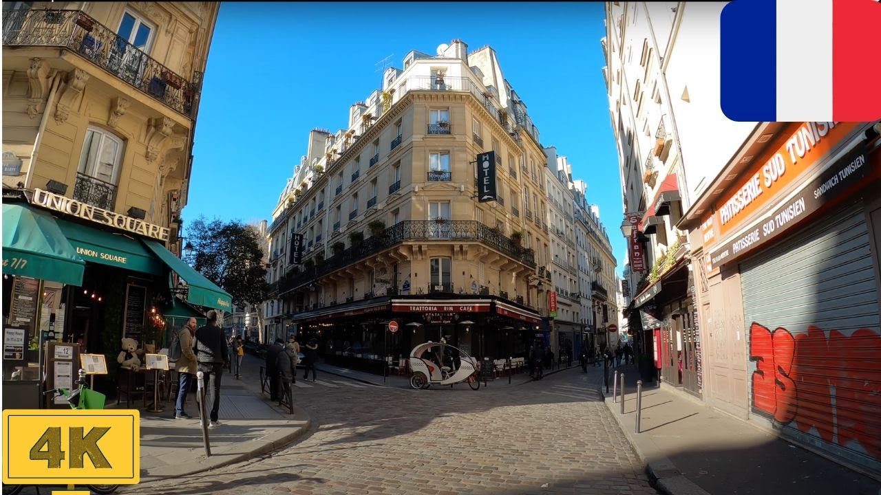 Latin Quarter in Paris, France | Winter【4K】