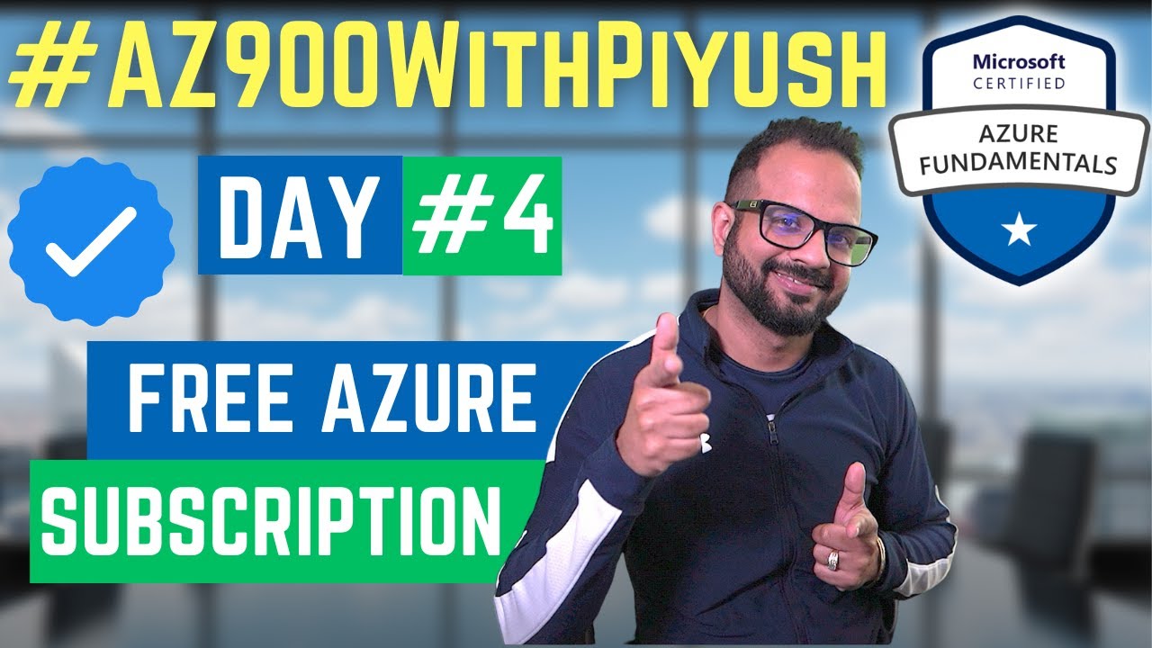 #Day4 - Create Free Trial Azure Account - #AZ900WithPiyush