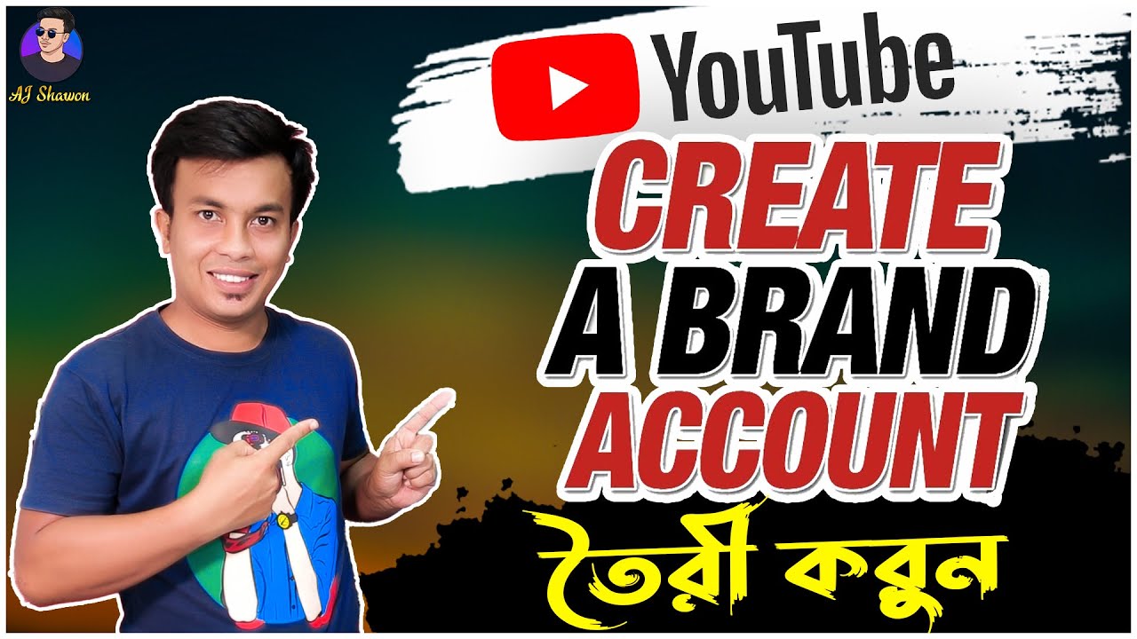 How To Create YouTube Brand Account | Move a YouTube Chanel into Brand Account Bangla Tutorial