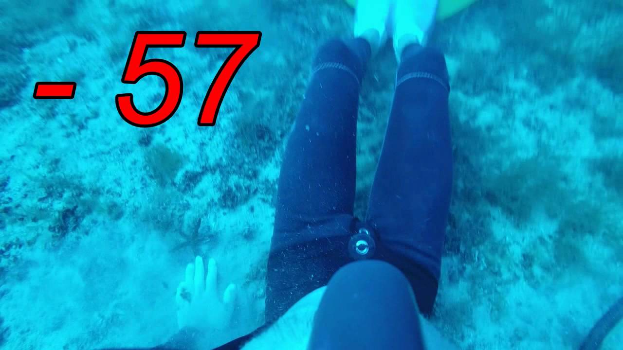 Abyssal Static Apnea At - 57 Meters Deep By Young Davide Dameno.