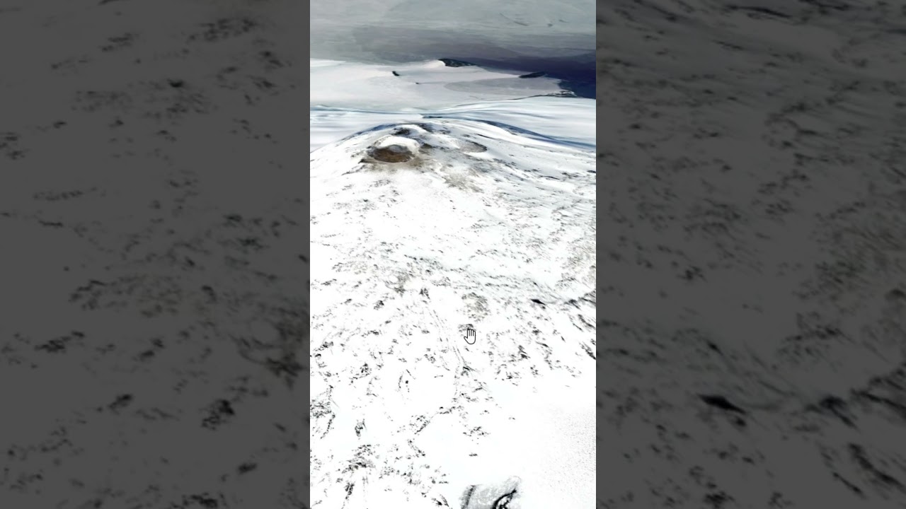 A lava lake at 3.7 km above ice shield 