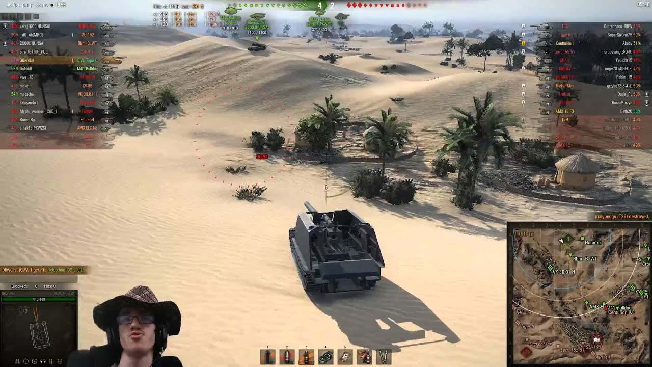 06wallst playing arty to prevent camping - funny as heck - World of Tanks