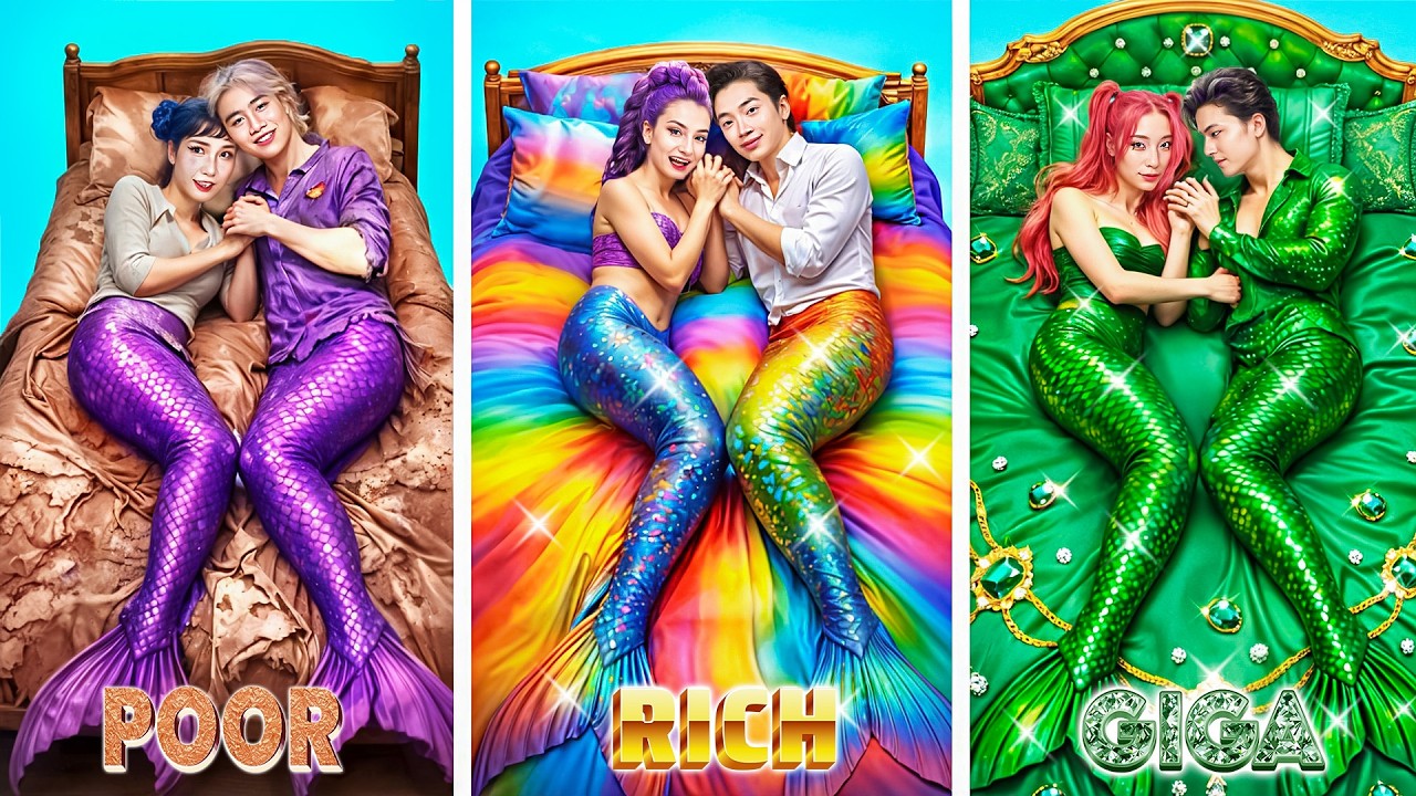 Huntrix & Saja Boys: Povero vs Ricco vs Giga Ricco Couple Contest! KPop Demon Hunters Fashion 💍