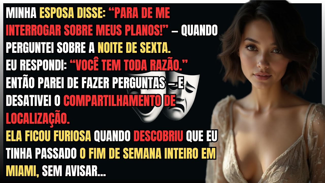 Minha esposa disse: ‘Para de perguntar sobre meus planos!’—Parei—Ela surtou quando fui pra Miami!