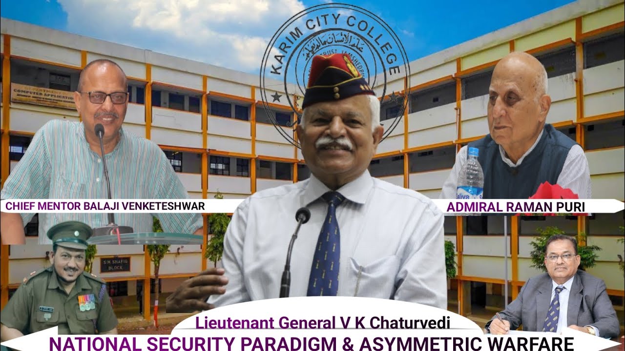 LT GEN V K CHATURVEDI ADMIRAL RAMAN PURI CHIEF MENTOR CYBER DEFENCE BALAJI VENKETESHWAR VISIT KCC