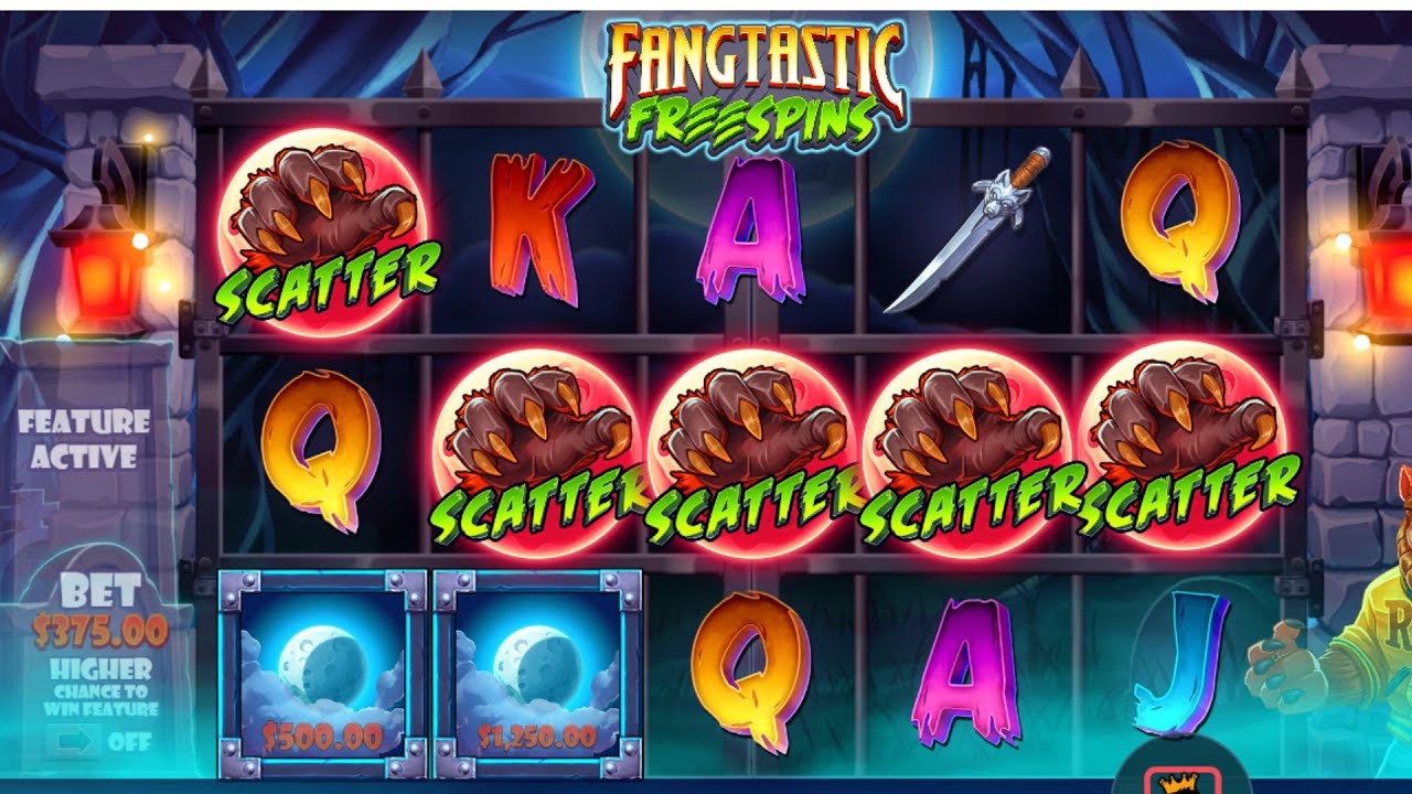 Fangtastic Freespins Play And Big Win