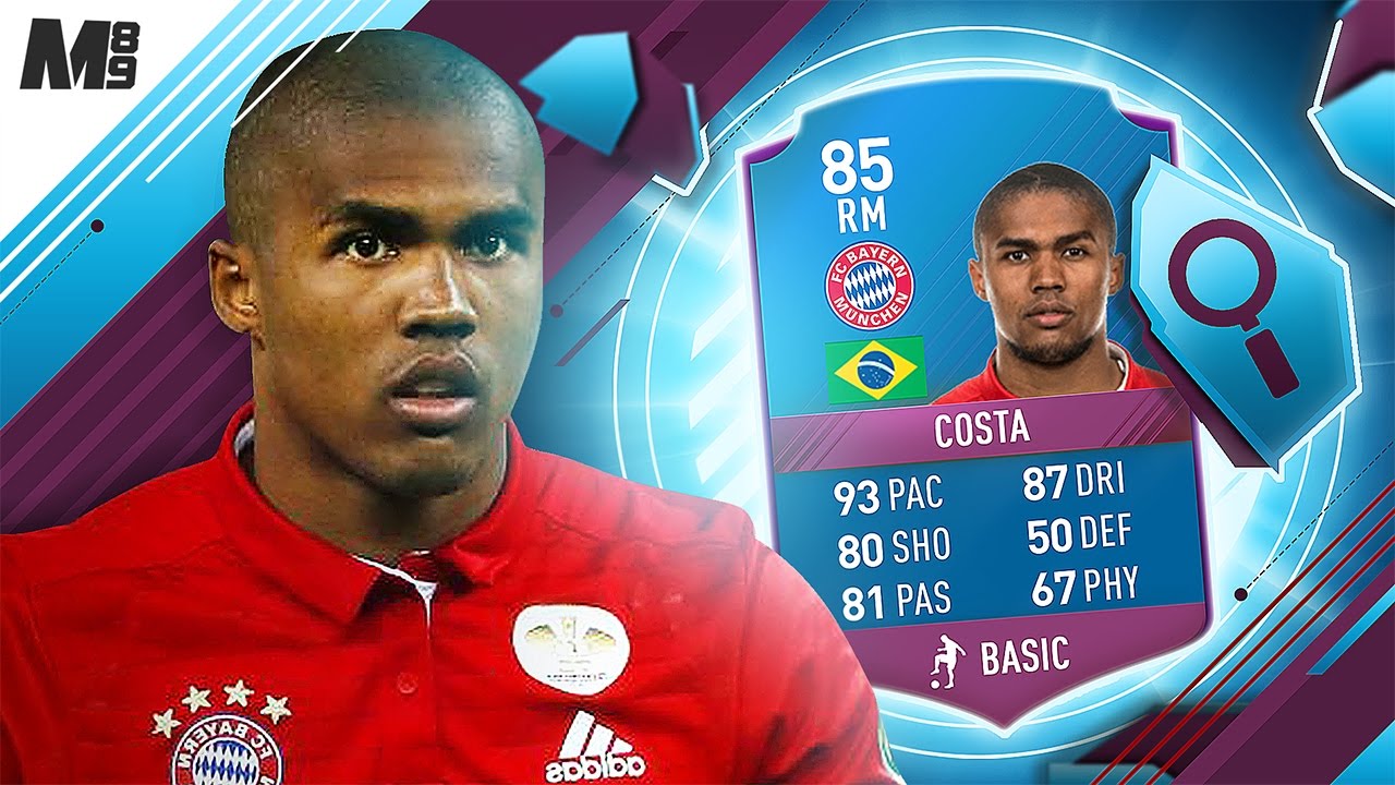 FIFA 17 SBC DOUGLAS COSTA REVIEW | 85 DOUGLAS COSTA | FIFA 17 ULTIMATE TEAM PLAYER REVIEW
