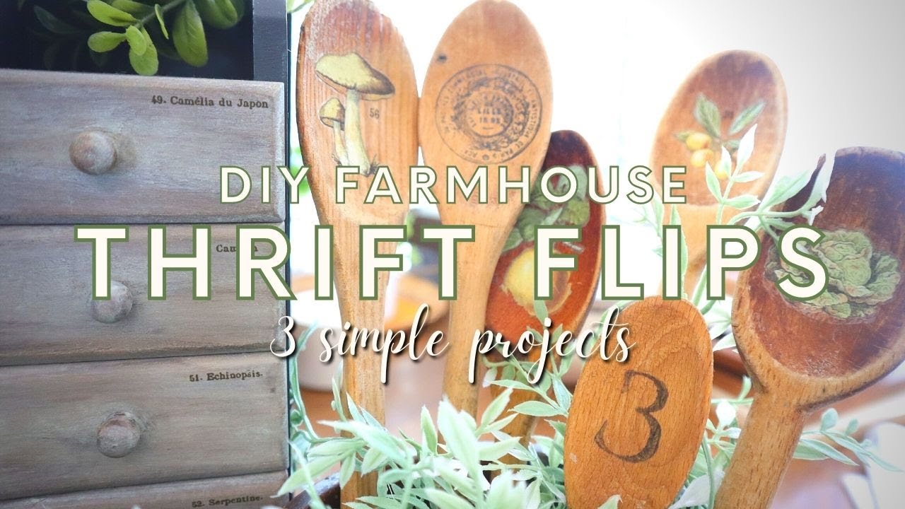 Easy DIY Farmhouse Spring Decor | Iron Orchid Designs Stamps & Transfers | Green Onion Vintage