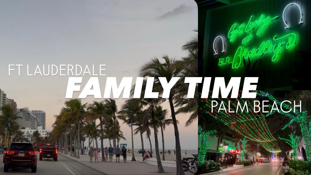 PALM TREES IN DECEMBER: PALM BEACH