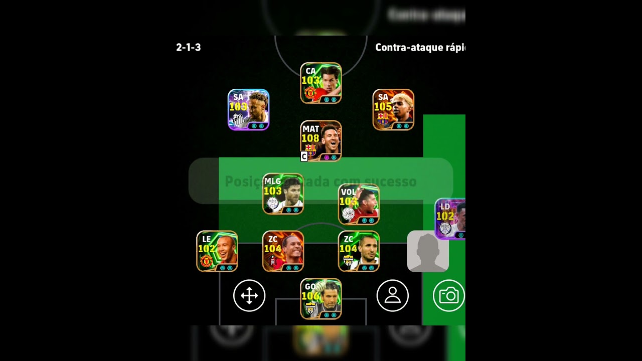 Esse time ficou brabo demais. #efootball #efootballmobile #pierre120hz #efootball2026mobile