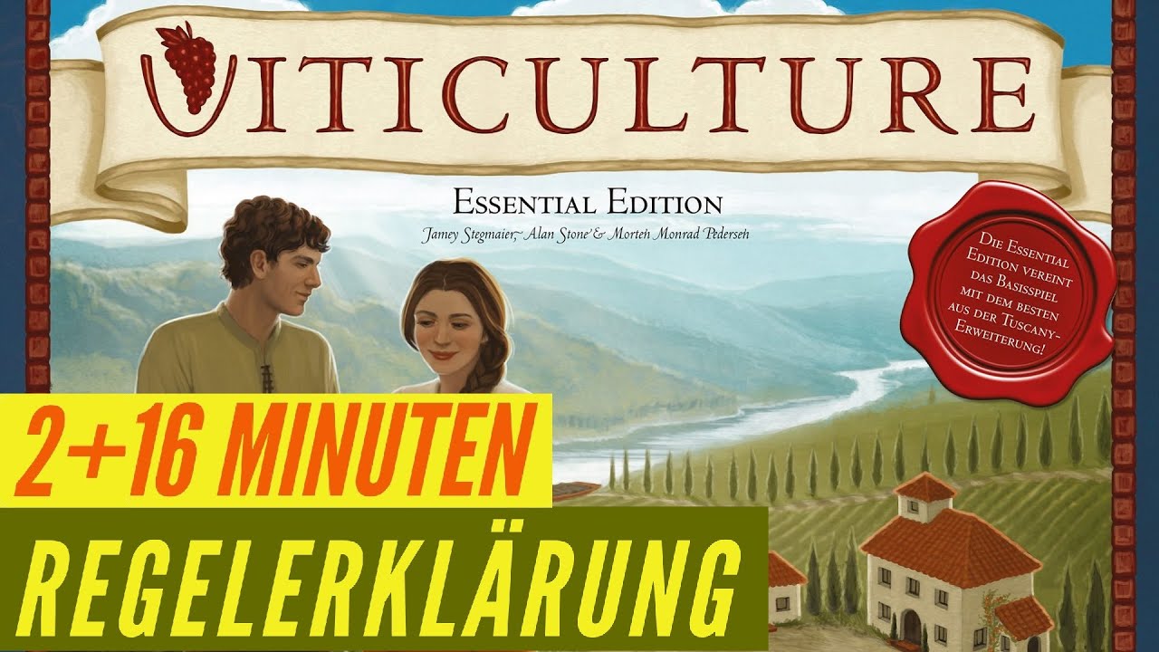 Viticulture Essential Edition 🍷 Regeln Anleitung Erklärung 🍇 Brettspiel