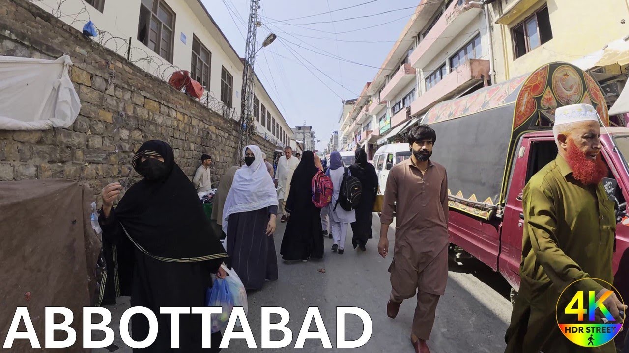 🇵🇰 Abbottabad Bazaar Walking Tour 2025 | Sarban to Main Bazaar, Jinnah Rd, Lari Adda & More