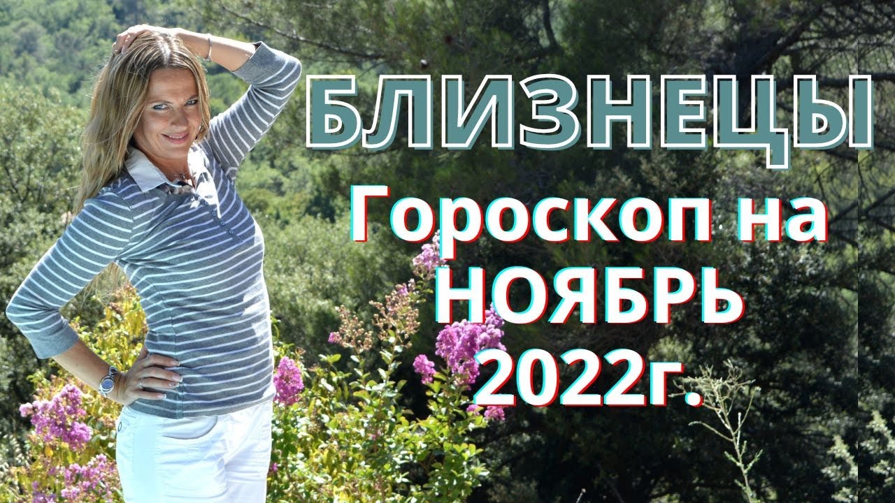 БЛИЗНЕЦЫ - гороскоп на НОЯБРЬ 2022г.