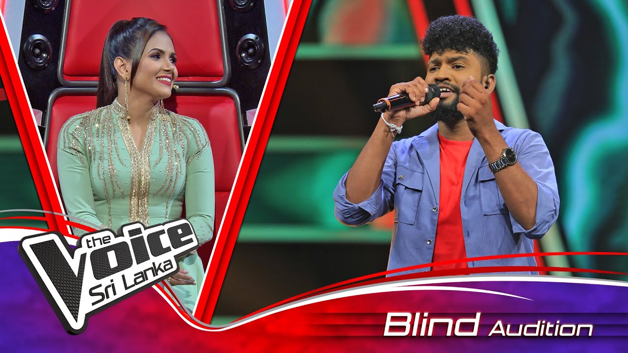 Udesh Sandaruwan | Beddata Sanda Wage (බැද්දට සඳ වගේ) | Blind Auditions | The Voice Sri Lanka
