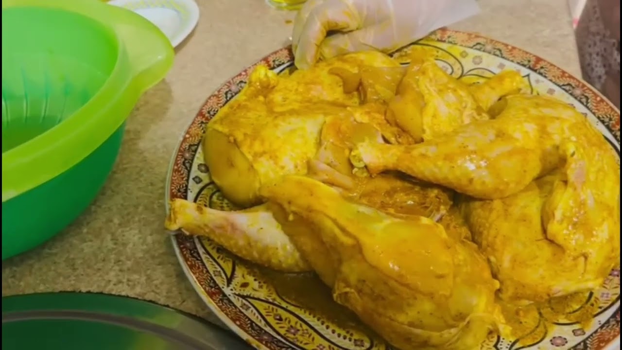 طبق %100 مغربي الشعرية المدفونة بالدجاج 😋😋
