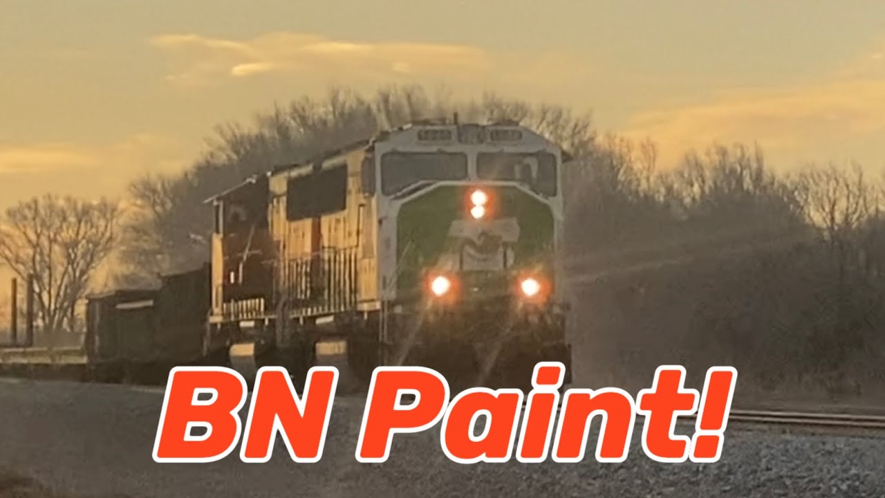 Old BN Paint! BNSF #1446 Leads a Local Train outside of Las Animas, CO