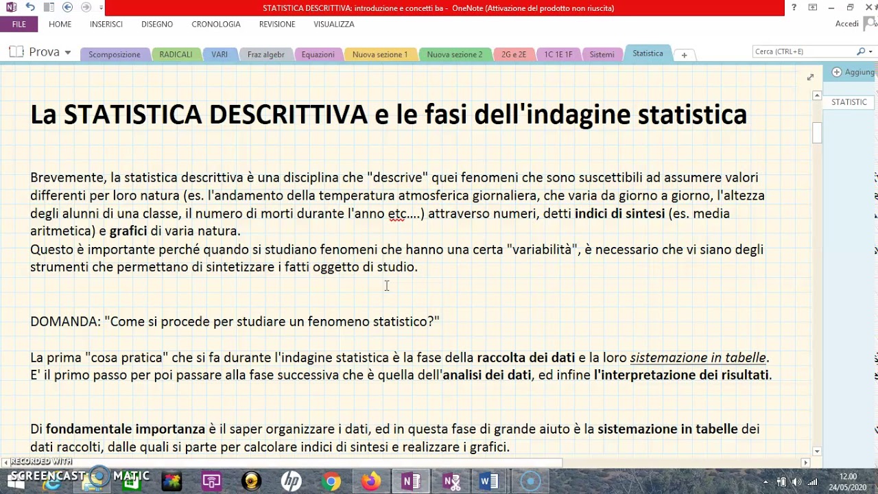 La statistica descrittiva introduzione e concetti base