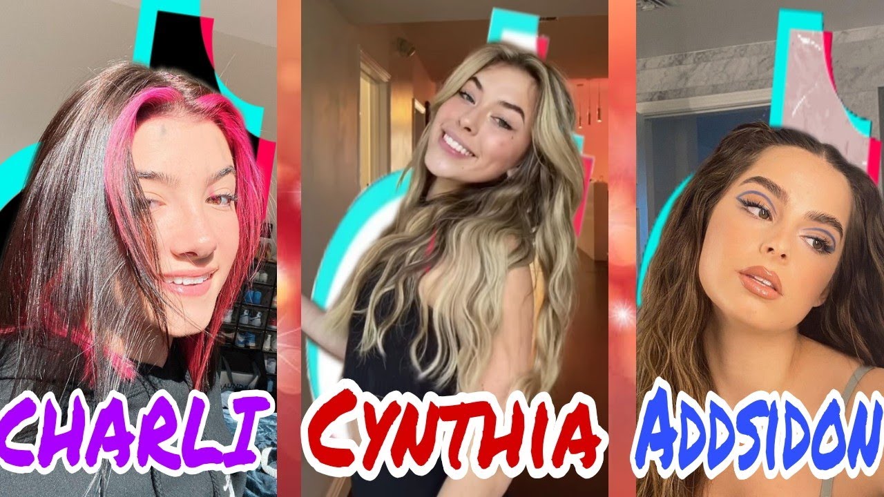 🍩Charli D'amelio 🍩, Cynthia Parker,🍩 Addison Rae 🍩 TikTok Dances Compilation