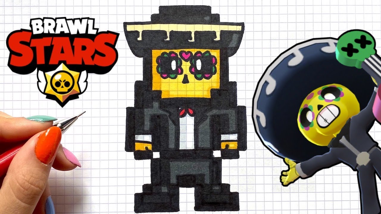 TUTO DESSIN POCO BRAWL STARS - PIXEL ART