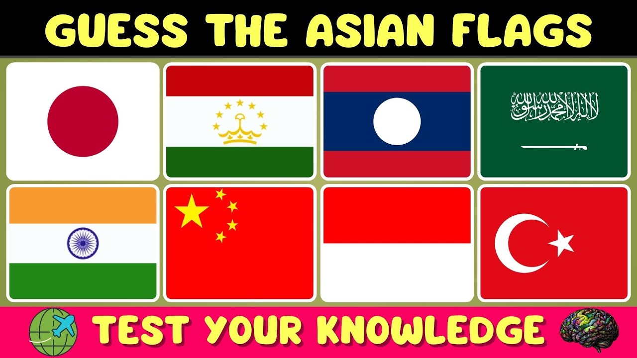 Only 1% Can Guess All Asian Flags! | Ultimate Flag Quiz | ASIA 🧠